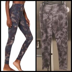 💕RACHEL ZOE💕 High Waisted Ponte Leggings Tie Dye Large L NWOT